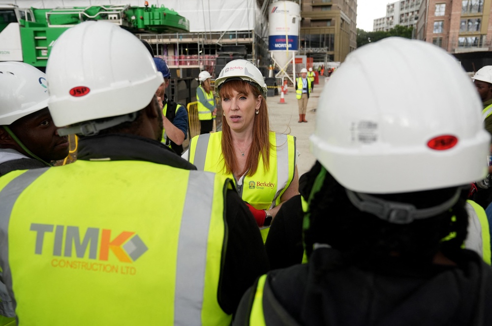 Angela Rayner compared Labour’s chances of hitting its housing target to her chances of running the London Marathon (AFP/Getty)