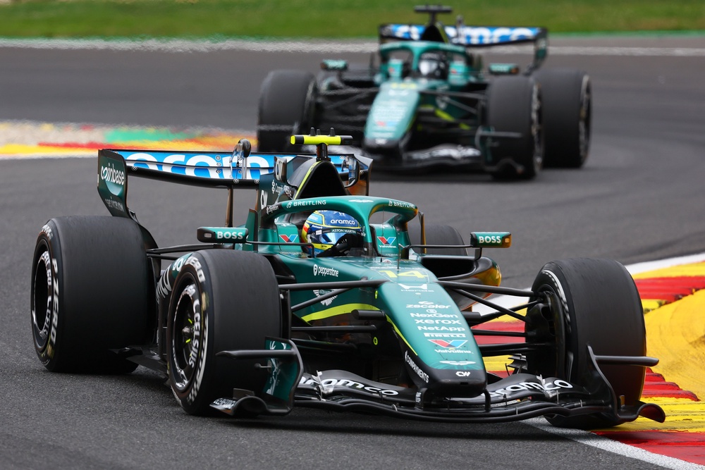 Aston Martin have been lying hopelessly at the back so far this season (Getty)