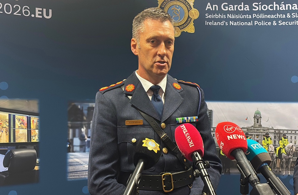 Garda commissioner Justin Kelly confirmed that an ‘extremely significant’ bomb was intercepted in a vehicle heading towards the Irish border (PA)