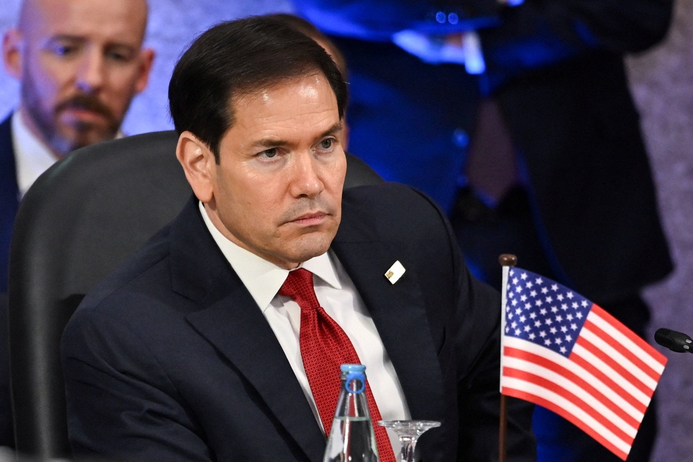 Rubio said he had never seen the clips but that described them as ‘stupid’ (Reuters)
