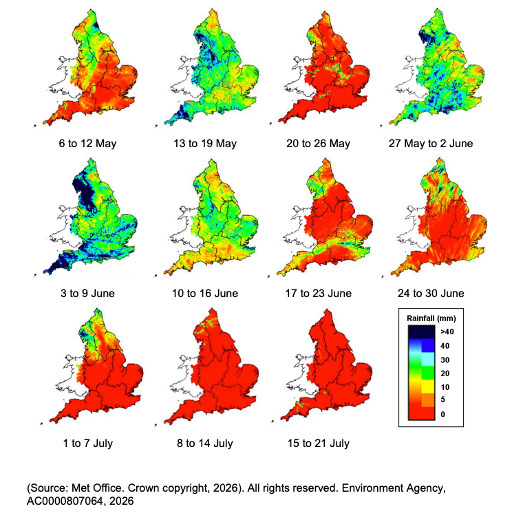 Image from: UK heatwave live: Half of England officially declared in drought as temperatures hit 35.2C