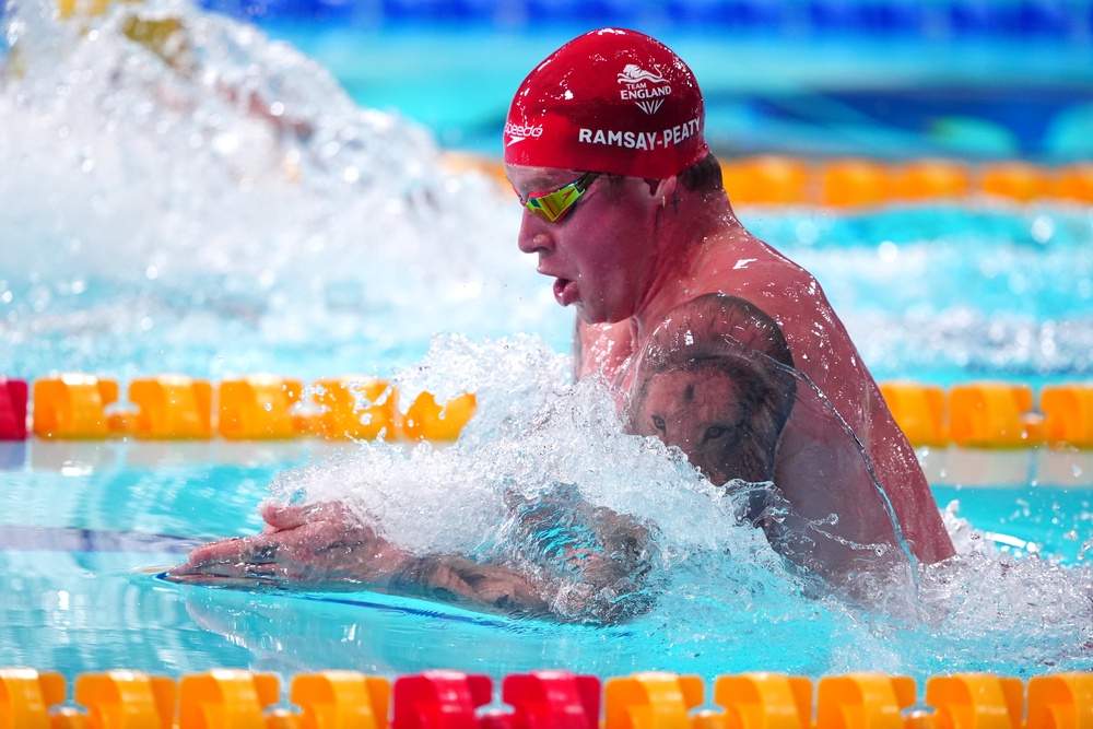 Adam Ramsay-Peaty is aiming to regain his Commonwealth Games 100m breaststroke title (Owen Humphreys/PA) (PA Wire)