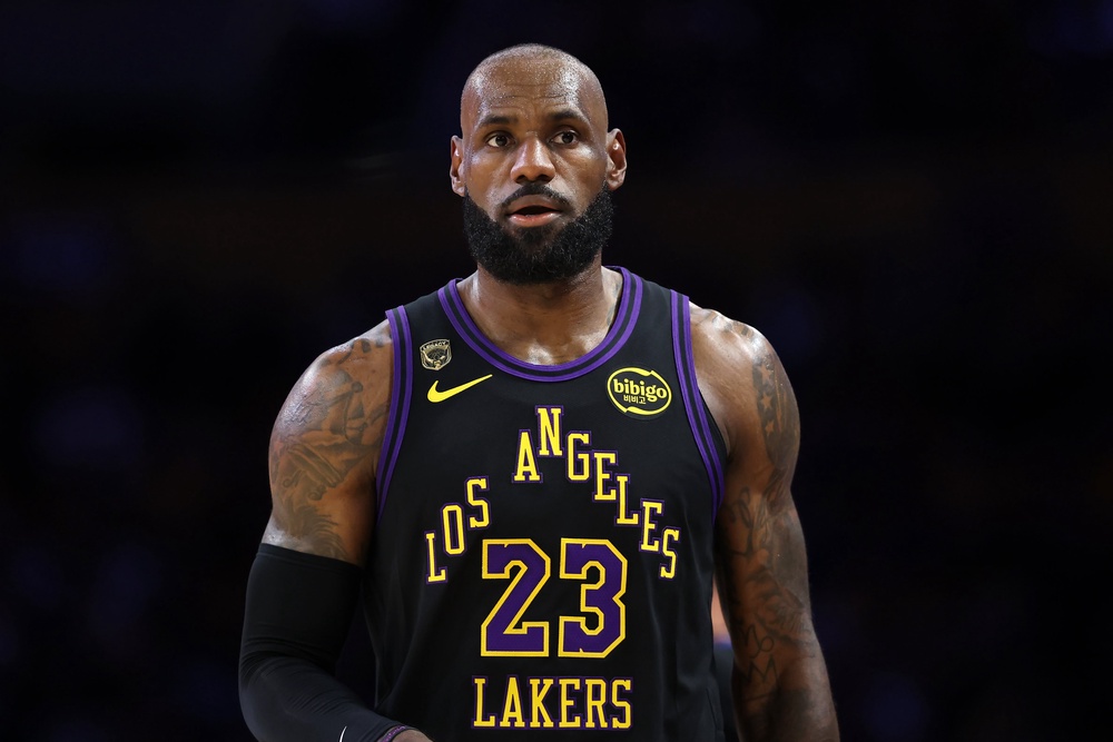 James is set to take on the LA Lakers on Christmas Day (Getty)