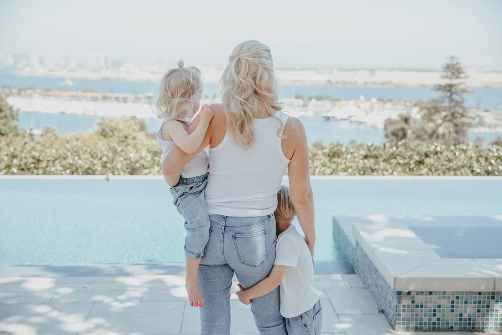 Peacock Parent founder Christine Landis openly rejects the ‘superparent’ myth, arguing that hiring domestic help to raise her children, aged five and seven, is no different from outsourcing at a startup (Dayley Photography)