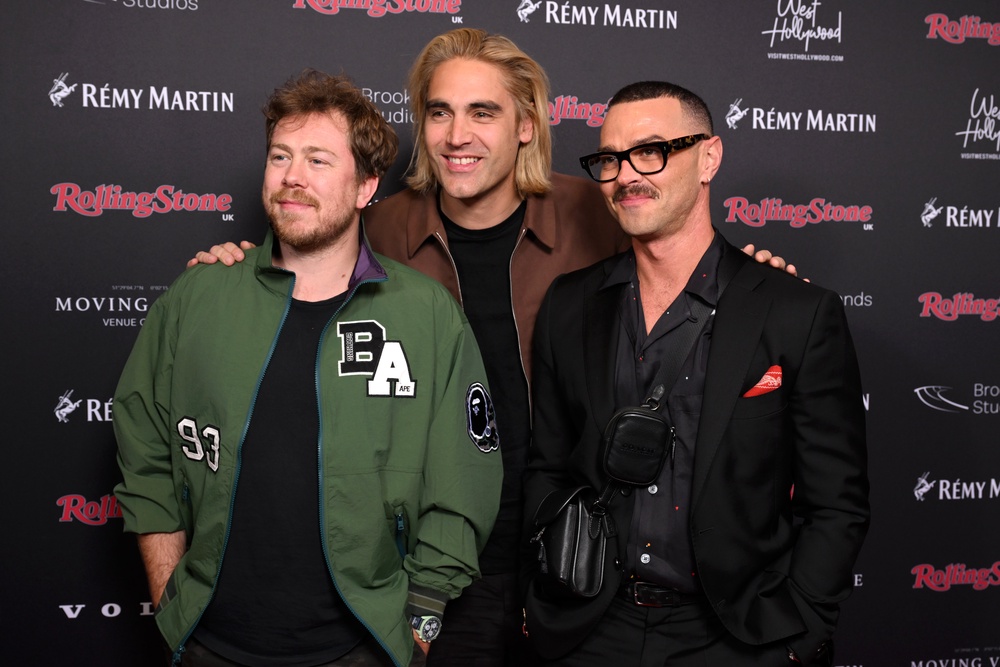 James Bourne, Charlie Simpson and Matt Willis the band Busted attend the Rolling Stone UK Awards 2023 at The Roundhouse on November 23, 2023 in London, England (Getty)