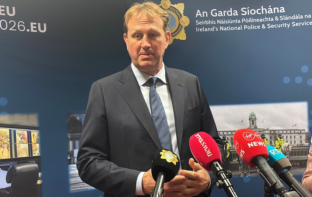 Ireland’s Minister for Justice Jim O’Callaghan described the seizure as “very worrying” (PA)