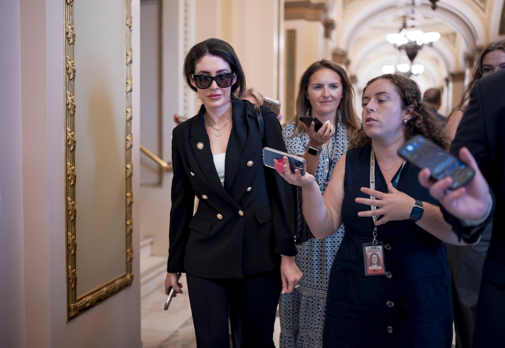 Conservative Rep Anna Paulina Luna reportedly got into a heated argument with other lawmakers while pushing back on what she described as ‘terrible legislation’ (AP)