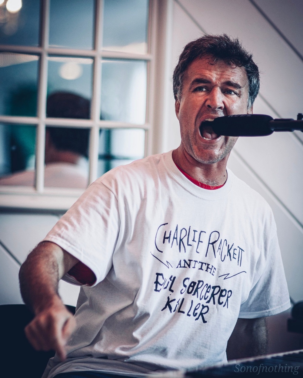 When it comes to writing novelty songs about cities and states, Farley sits down at his piano, begins creating the music and then later writes lyrics – with the help of Wikipedia (Courtesy of Matt Farley)