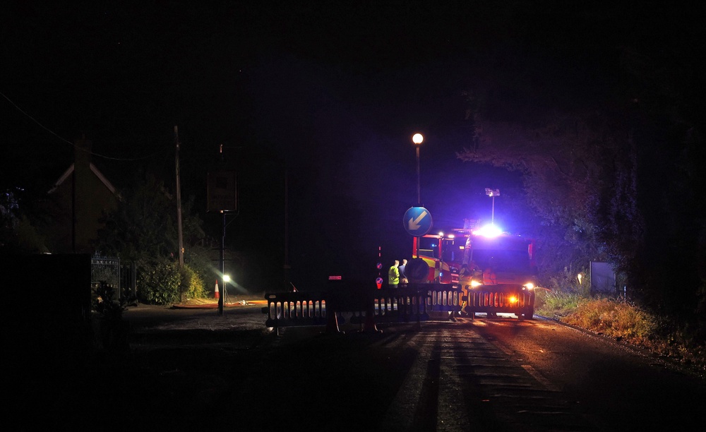 Emergency services at the scene (PA) (PA Wire)
