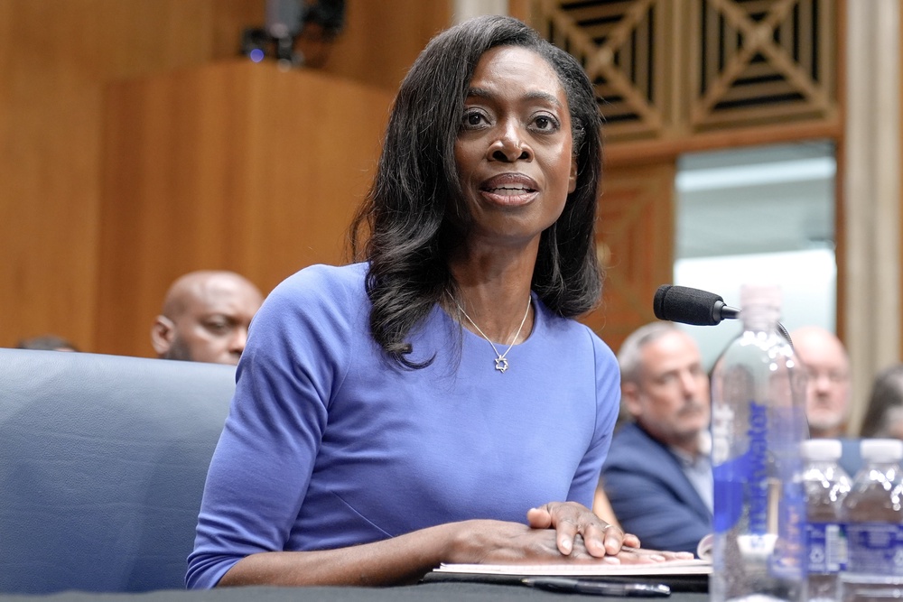 The website changes appear to have been made so ensure Erica Schwartz, Trump’s nominee to lead the CDC, gets a confirmation vote from skeptical Republican Sen. Bill Cassidy (AP)