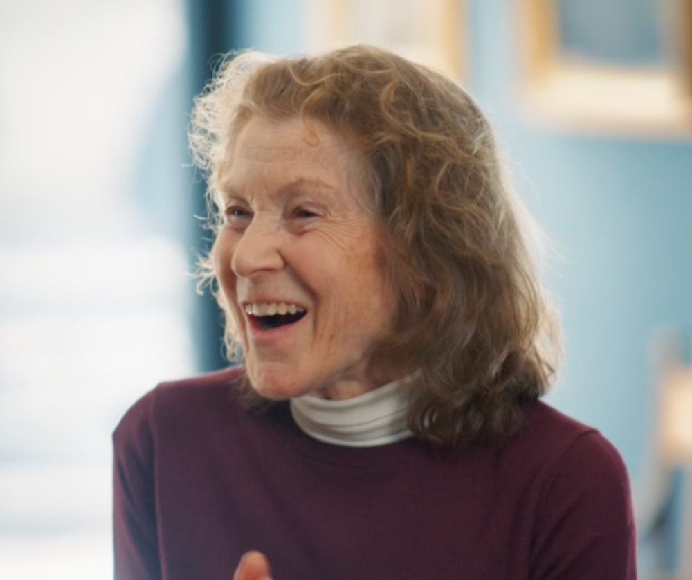 Mary-Louise Weddernburn was overwhelmed after learning painting was a work by Katherine Read (BBC)