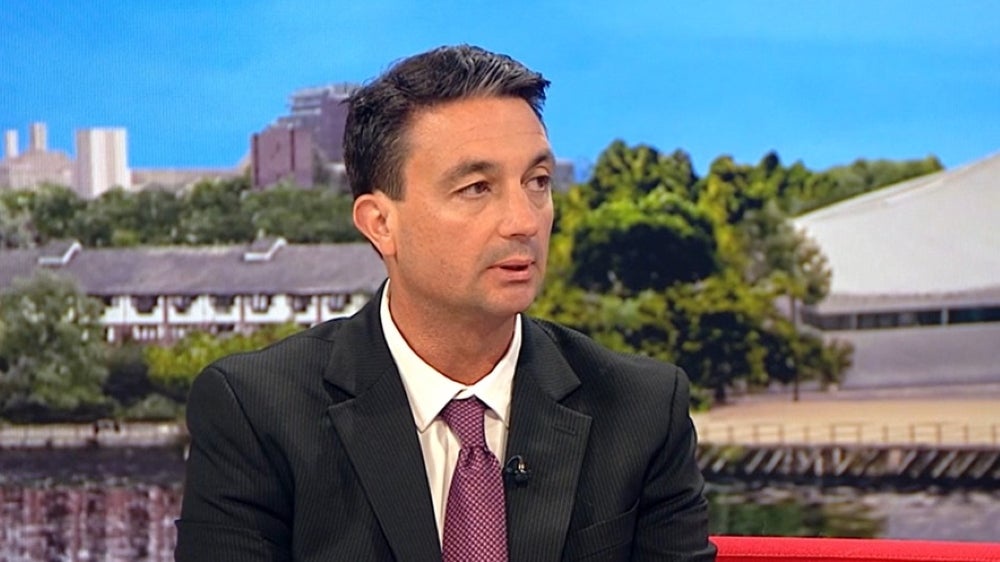 Chris Walker, the lawyer for the families of the children murdered by Southport killer Axel Rudakubana, appearing on BBC News (BBC News/PA)
