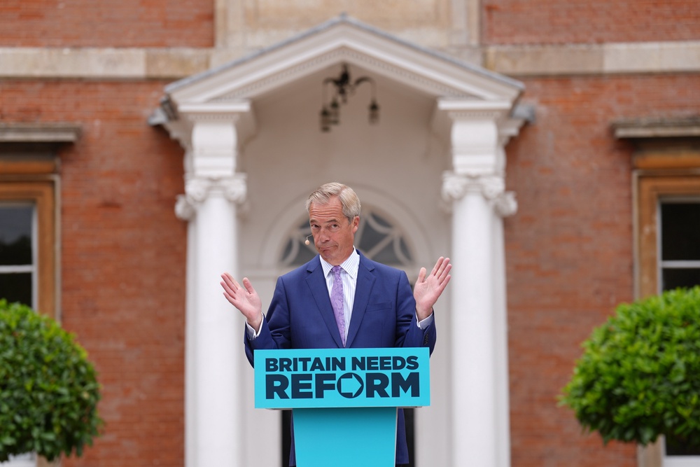 The payments were made in the weeks before the general election in July 2024, when Mr Farage and Mr Tice were first elected to Parliament (PA)