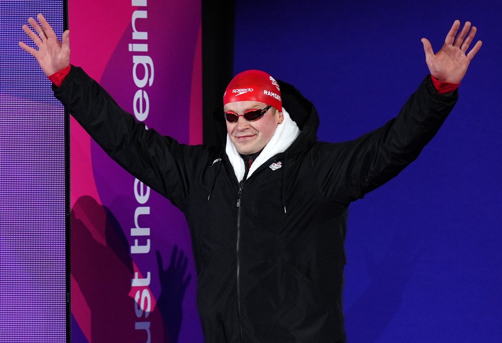 Ramsay-Peaty received a huge ovation in Glasgow (PA)