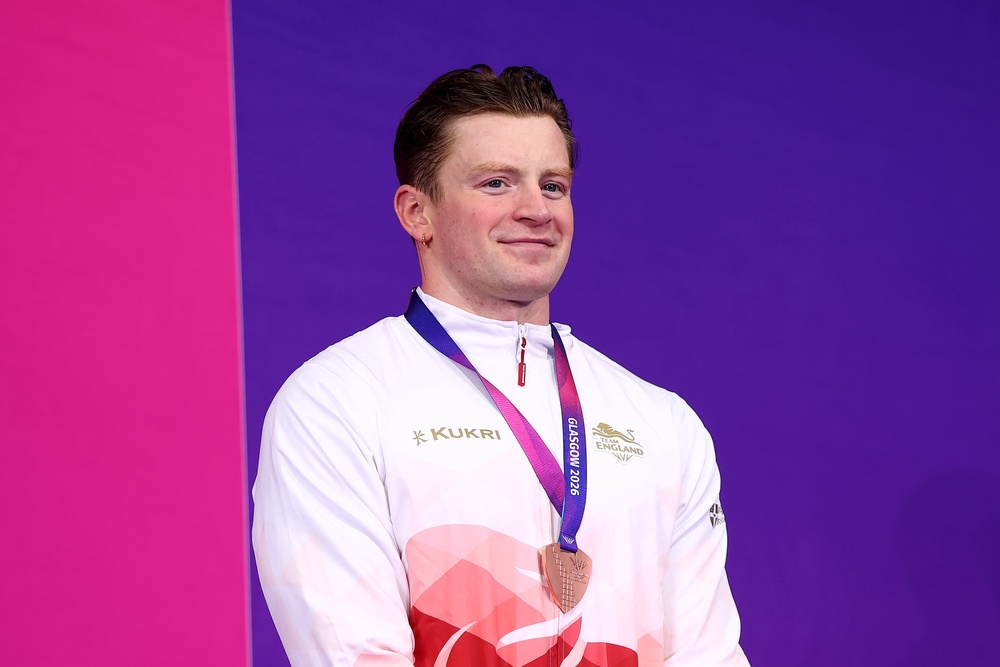 Ramsay-Peaty took to the podium but only to collect a bronze medal (Getty)