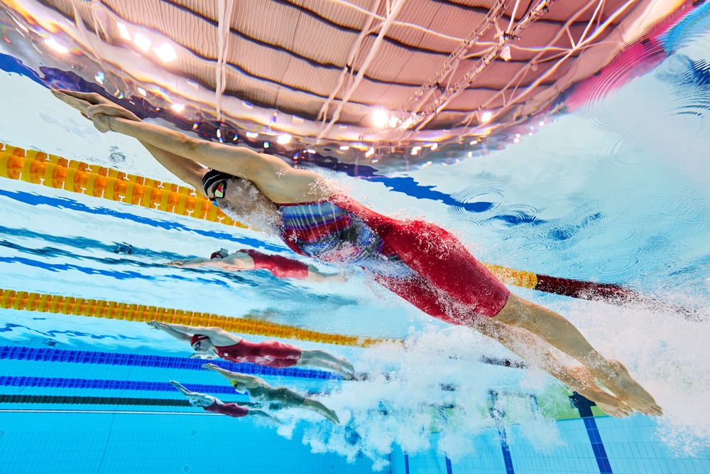 Commonwealth Games swimming races have been contested at the Tollcross centre over the past few days (Getty)