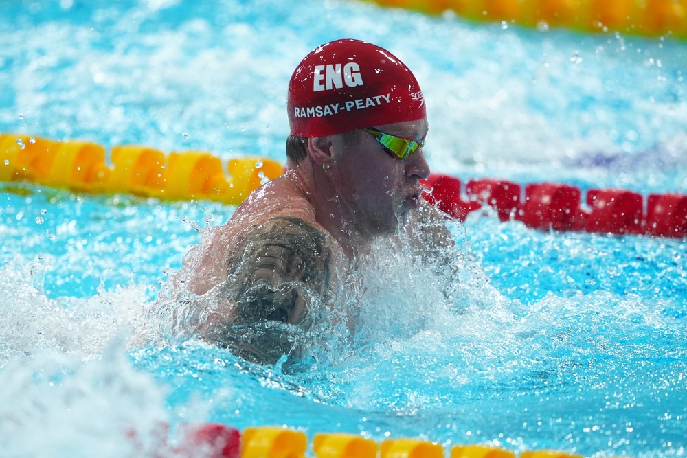 Adam Ramsay-Peaty shrugged off the disappointment of his 100m bronze (Owen Humphreys/PA) (PA Wire)