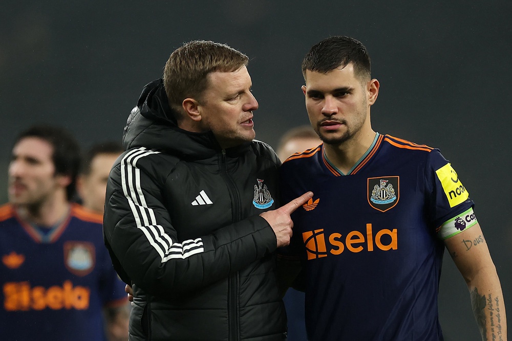 Eddie Howe is unsure if he can keep Bruno Guimaraes (Getty)