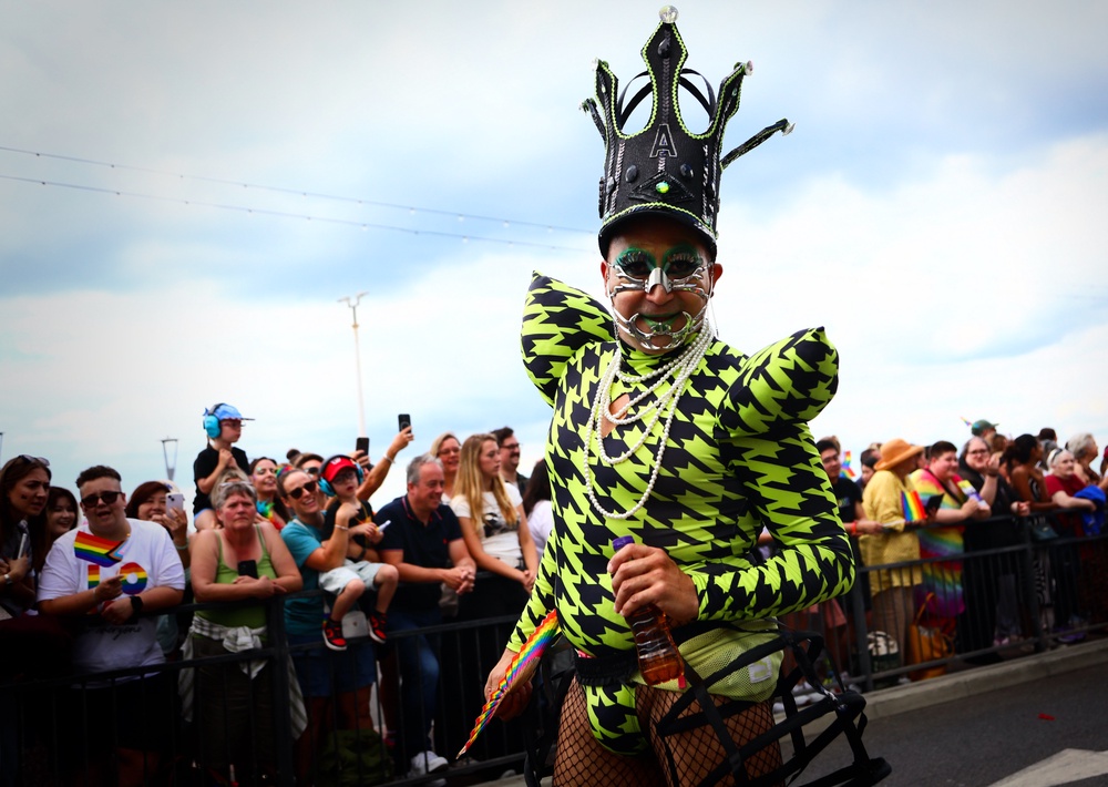 Crowds at last year's Brighton and Hove Pride celebrations (Getty)