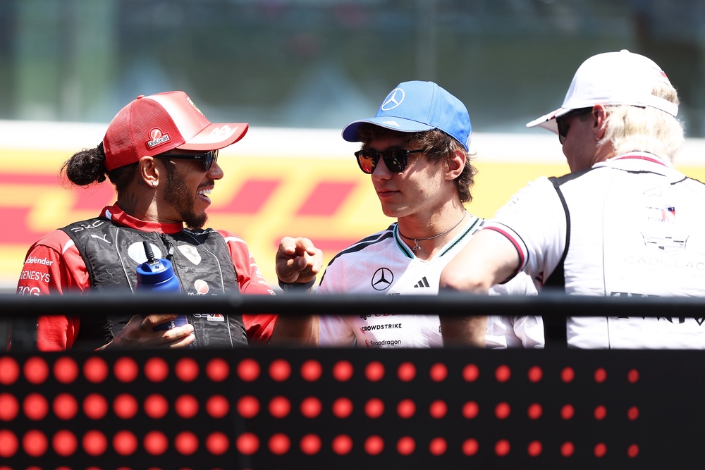Hamilton now trails Kimi Antonelli by 59 points (Getty)