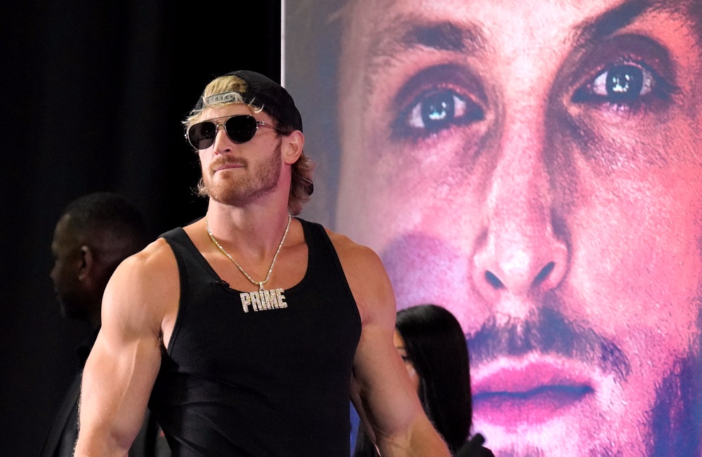 Logan Paul spoke at the event (Jonathan Brady/PA) (PA Archive)