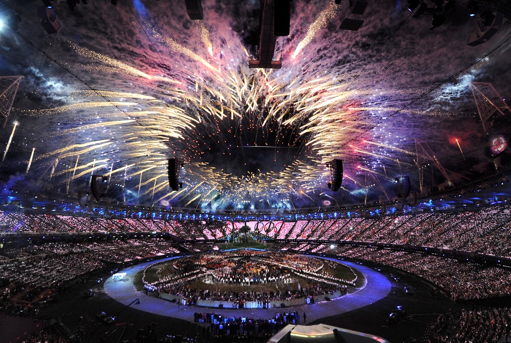 The London Olympic Games officially got under way with a lavish opening ceremony on this day in 2012. (Anthony Devlin/PA) (PA Archive)