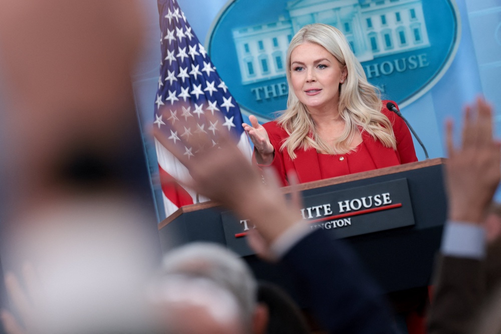 White House Press Secretary Karoline Leavitt announced her resignation Wednesday, but the Trump administration has not said who will take on the role (Reuters)