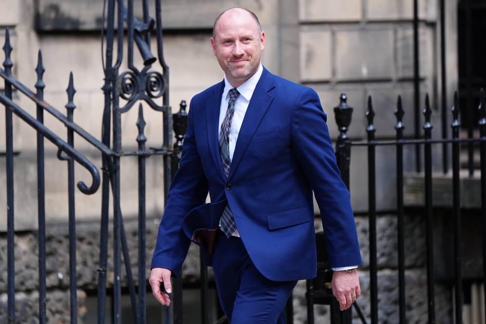 Justice Secretary Neil Gray made a request for military support (Jane Barlow/PA) (PA Wire)