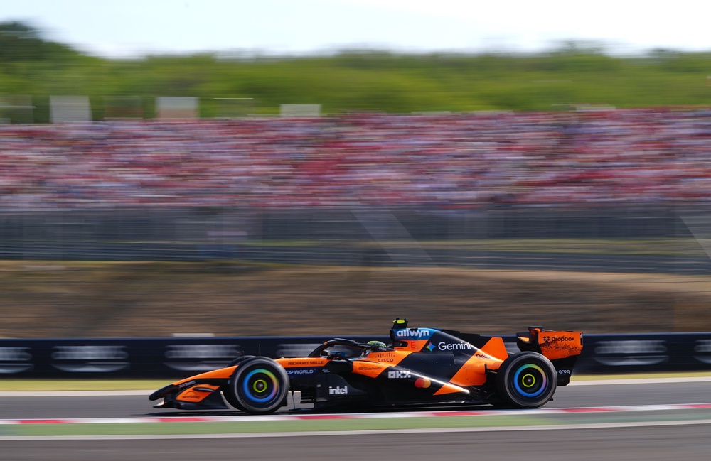 Lando Norris was back to winning ways (David Davies/PA) (PA Wire)