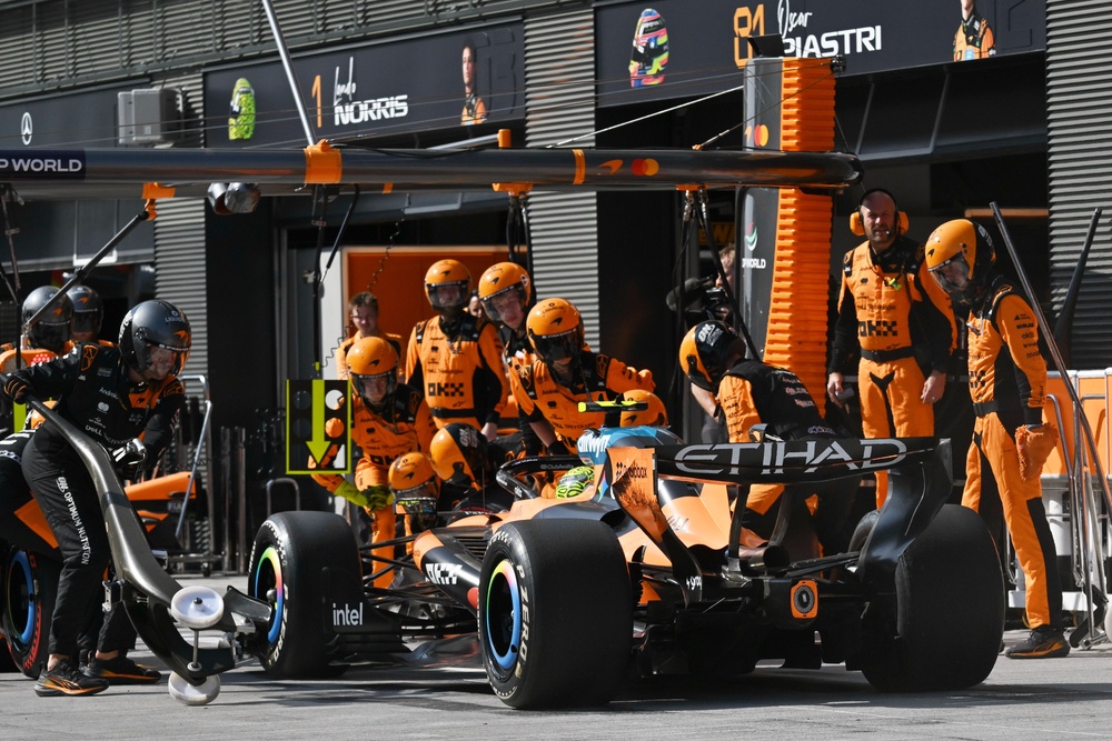 Oscar Piastri was involved in two moments of misfortune (AP)