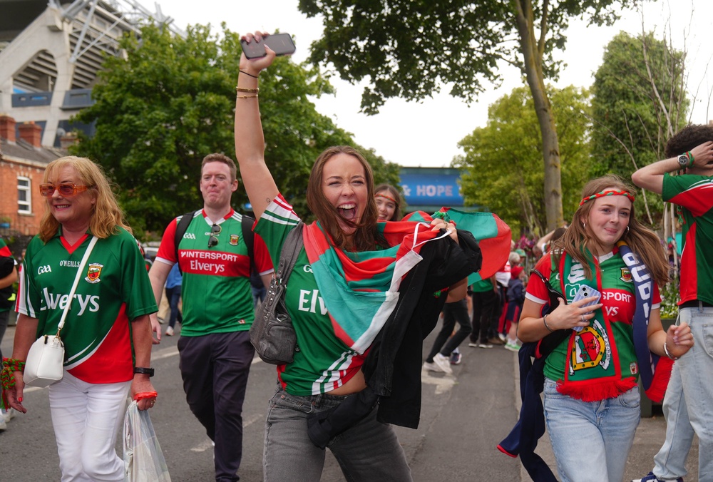 Mayo beat Kerry in the All-Ireland Senior Football Championship final, (Brian Lawless/PA) (PA Wire)