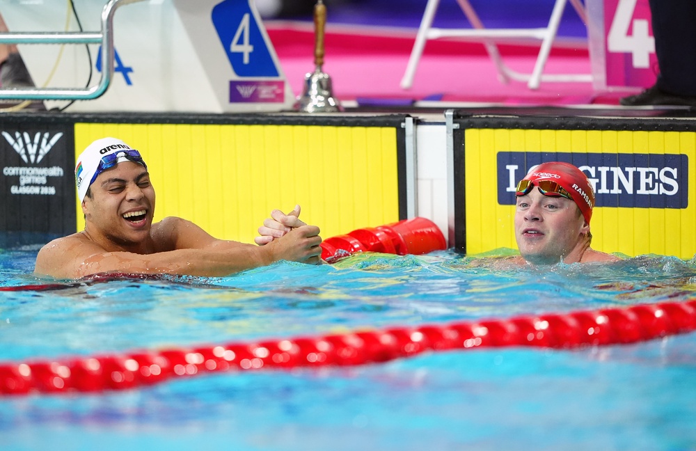 Adam Ramsay-Peaty, right, came second in his semi-final (Owen Humphreys/PA) (PA Wire)