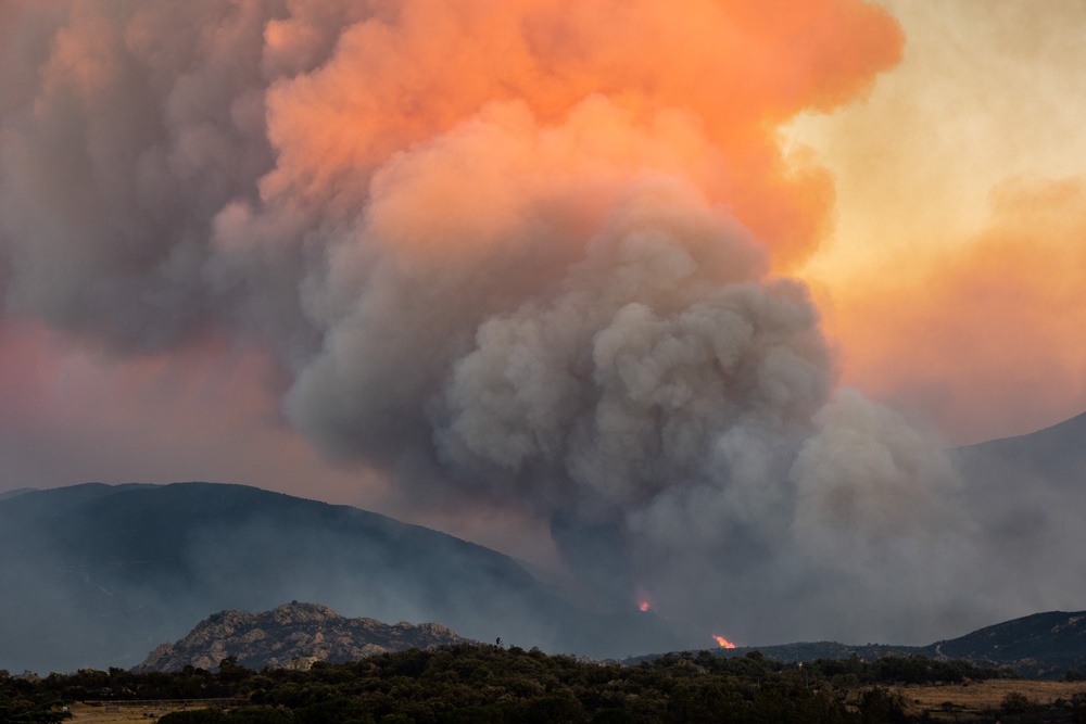 The fire cloud would be the first in France’s history (AFP/Getty)
