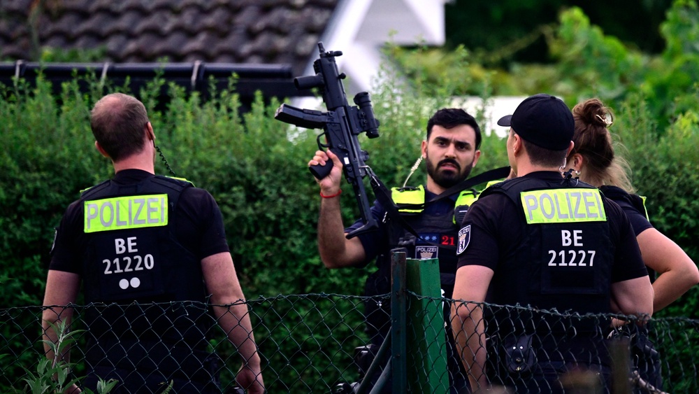 Police shot dead a suspect on Sunday who they believe carried out a deliberate attack on a Pride crowd in Berlin a day prior (AFP/Getty)