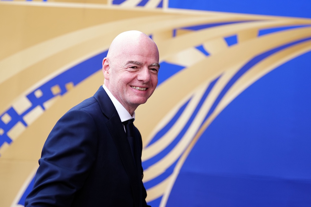 The move comes hot on the heels of a Trumpian-style rant by Infantino defending the 2026 World Cup (PA)