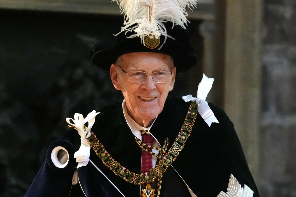Sir Ian Wood was a member of the Order of the Thistle (PA)
