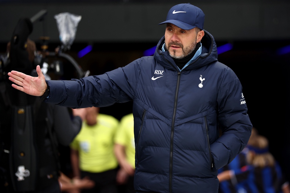 Roberto De Zerbi is currently on a pre-season tour with his Tottenham squad (Getty)