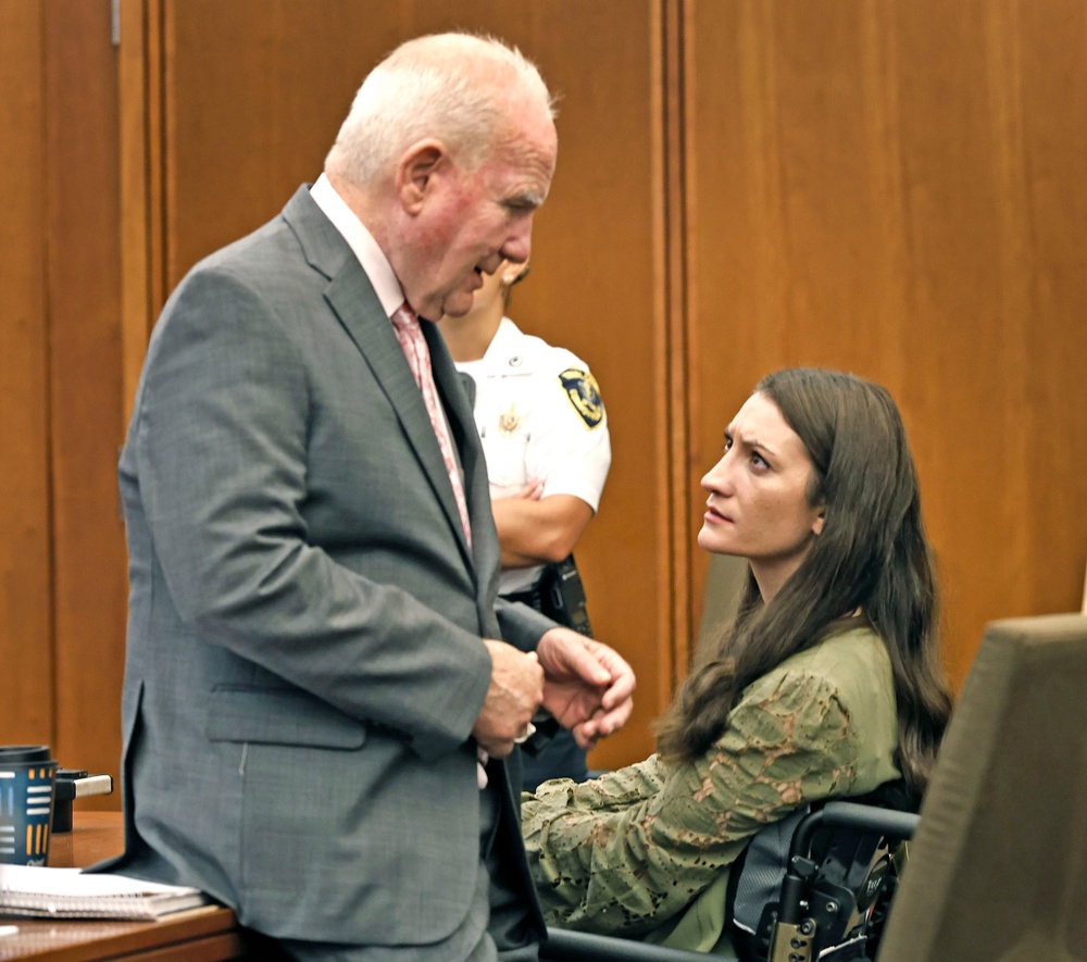 Defense attorney Kevin Reddington stays at the side of his client Lindsay Clancy (AP)