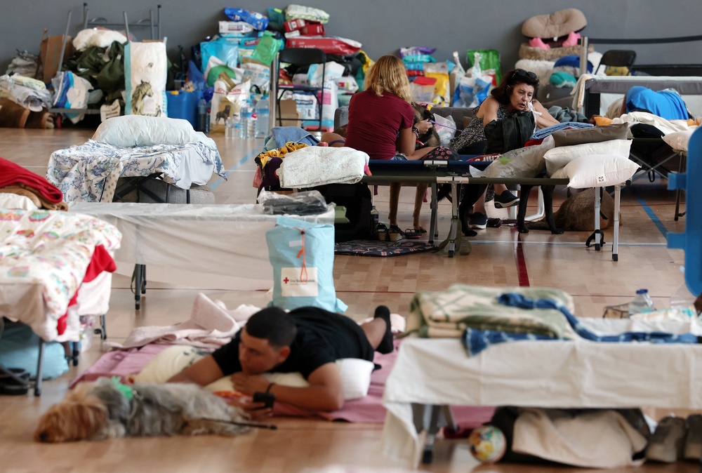 The wildfires around the Spanish capital have forced 116,000 people to flee their homes, according to Spanish authorities (AFP/Getty)
