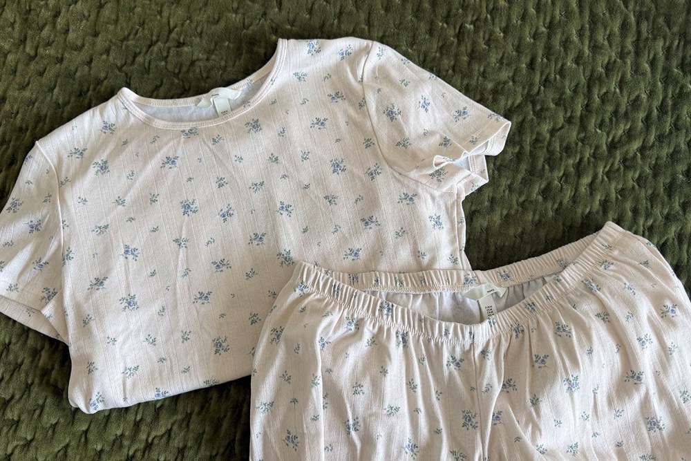 Comfortable and affordable, H&M maternity pyjamas prove you don’t have to spend lots (Sarah Jones/The Independent)