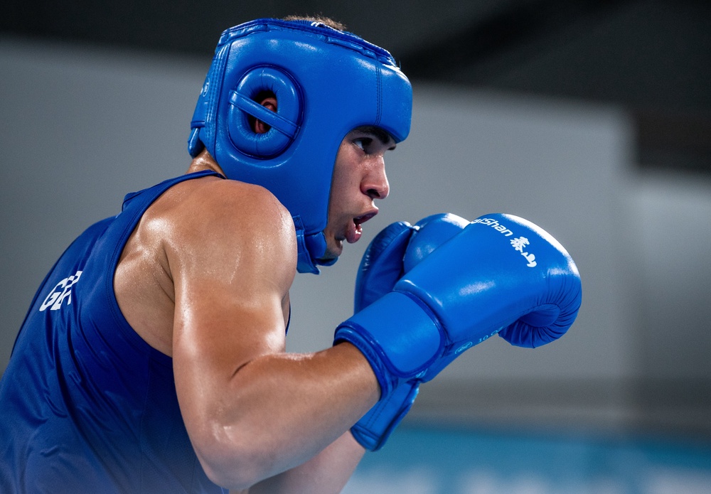 Karol Itauma won gold for Great Britain at the 2018 Youth Olympics (Thomas Lovelock/Handout) (PA Media)