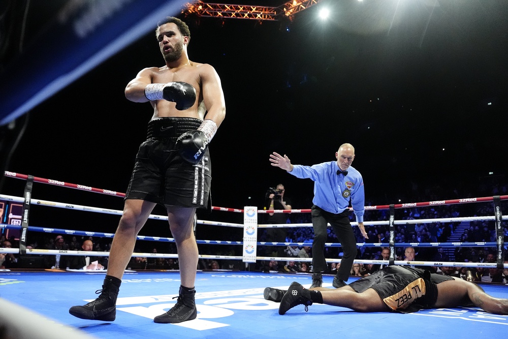 Moses Itauma, left, is unbeaten in 14 career bouts (Nick Potts/PA) (PA Wire)