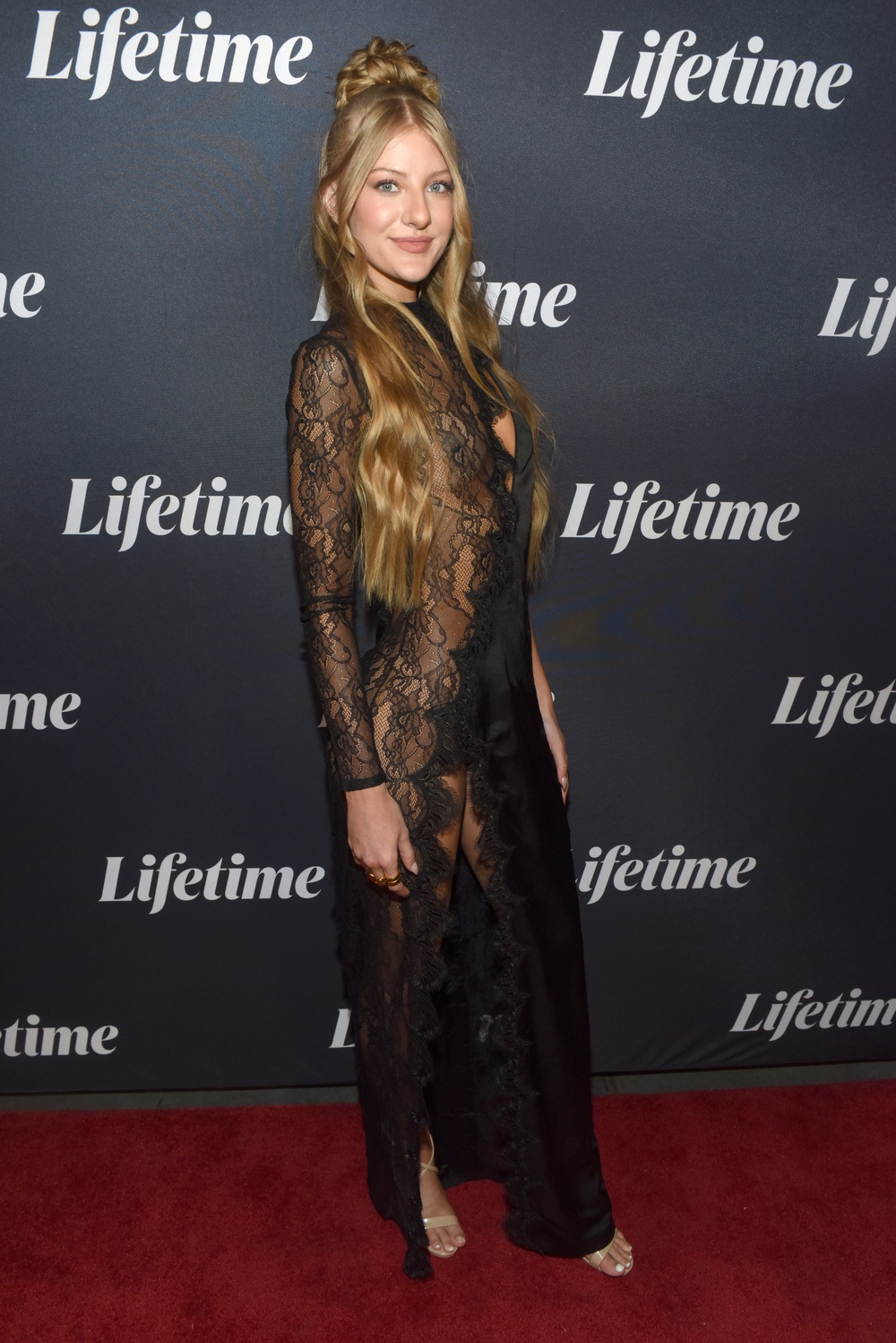 Paige Hyland, pictured here in April 2024, was on the first four seasons of reality show 'Dance Moms' (Getty)