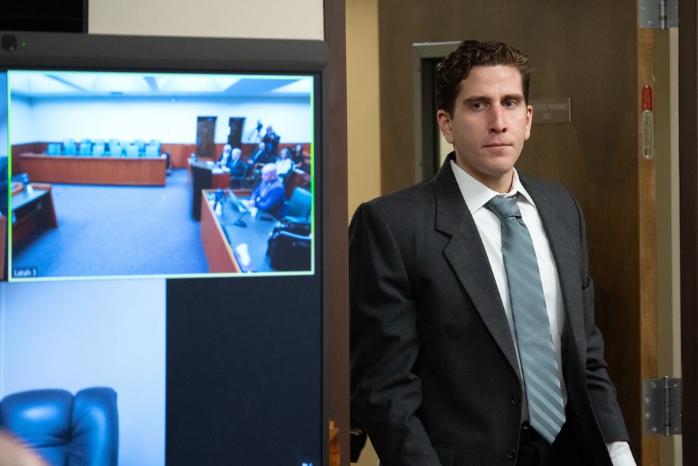 Kohberger, pictured in 2023, had initially refused to enter a plea in the murders of Madison Mogen, Kaylee Goncalves, Ethan Chapin and Xana Kernodle – he later entered a guilty plea in exchange for taking the death penalty off the table (Getty)