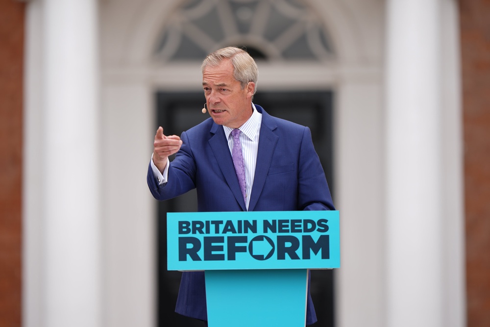 Reform UK leader Nigel Farage (PA) (PA Wire)