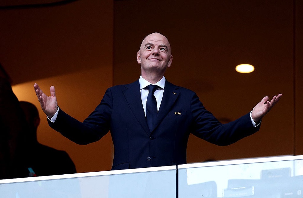 Gianni Infantino has gone on an extraordinary tirade against his World Cup critics (Getty Images)