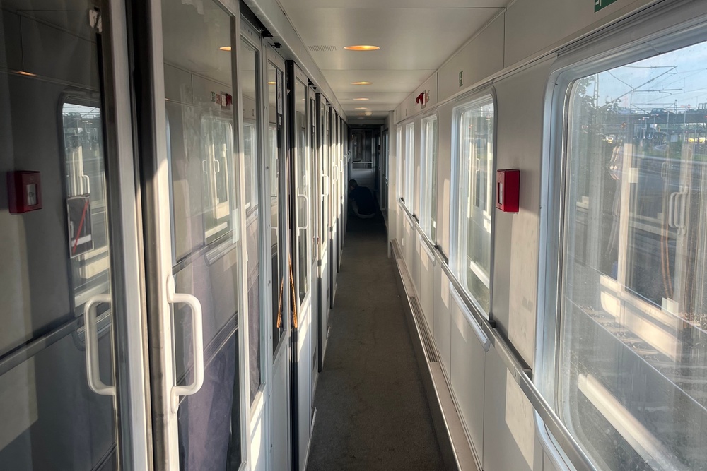 James stayed in a couchette cabin, but there are a range of sleeper options (James Manning)
