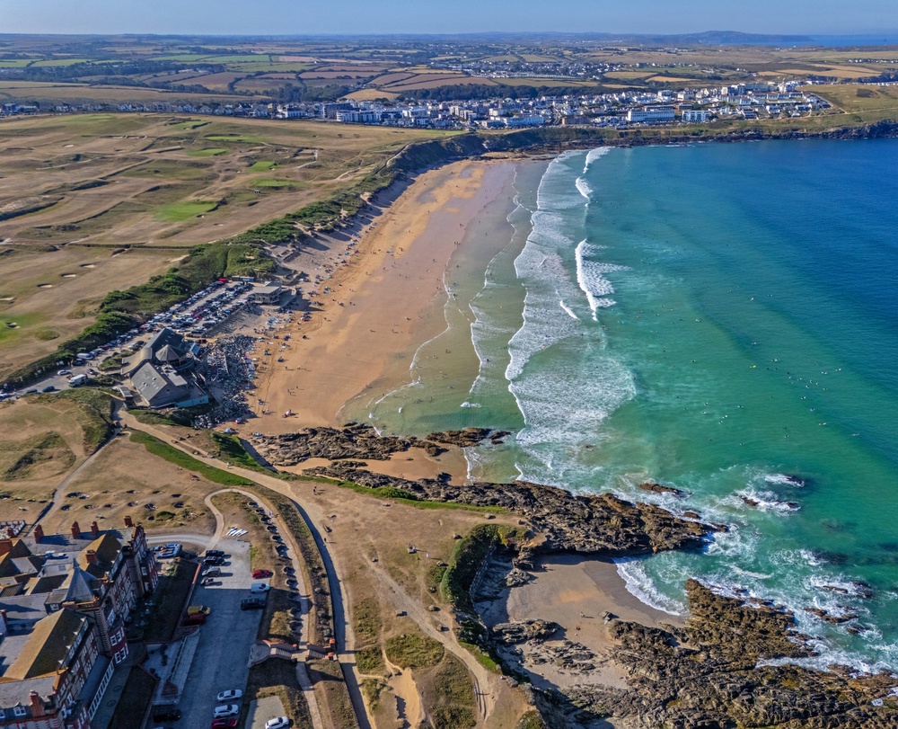 Two people died on Sunday at Newquay’s Fistral Beach (Getty/iStock)