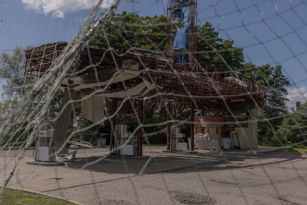 Izium, in the eastern Kharkiv region, on July 27, 2026 (AFP/Getty)