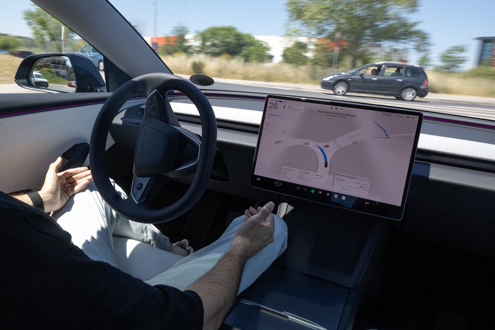 A former Tesla manager is suing the company over alleged self-driving shortcomings he claims could put the motoring public in danger (AFP via Getty Images)